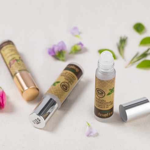 Aroma roll-on  roll-on  抗睡意油  yadom  koppong oil  濃縮液  芳香療法  香薰油棒  吸入器  kaoko talaipu