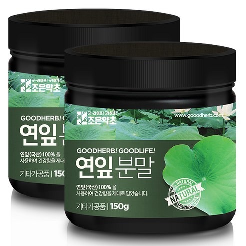 조은약초 연잎분말, 150g, 2개
