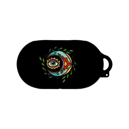 바니몽 Buds 케이스 타투장미, 단일 상품, 눈동자