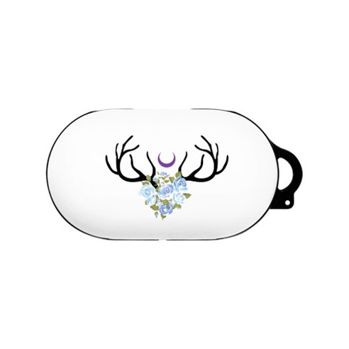 바니몽 Buds 케이스 혼, 단일 상품, 디어화이트