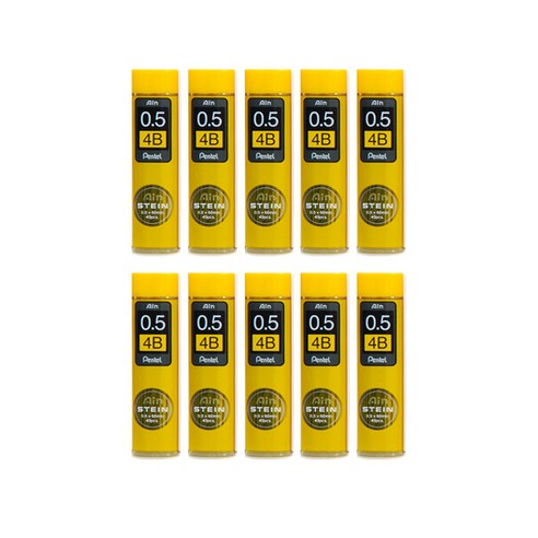 펜텔 샤프심 아인슈타인 4B C275, 0.5mm, 10개