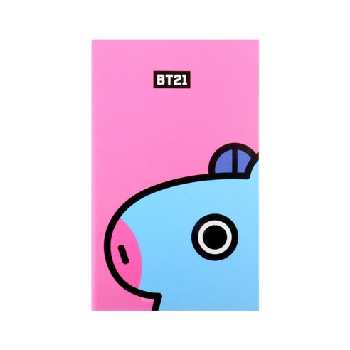 BT21 다이어리S + 스티커 + 포토 프레임 카드, 망