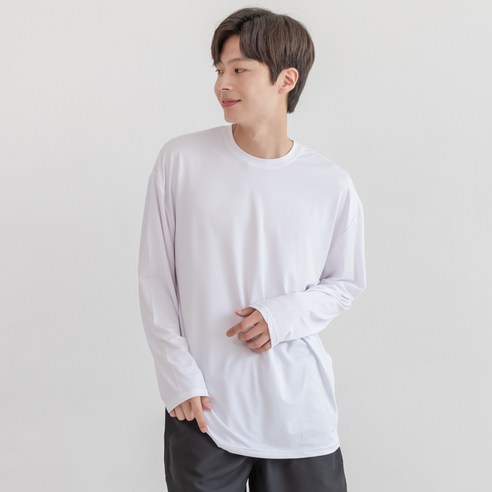 서울물산 남성용 루즈핏박시 래쉬가드 상의