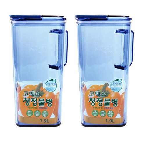 코멕스 청정물병 2p, Blue, 1.9L