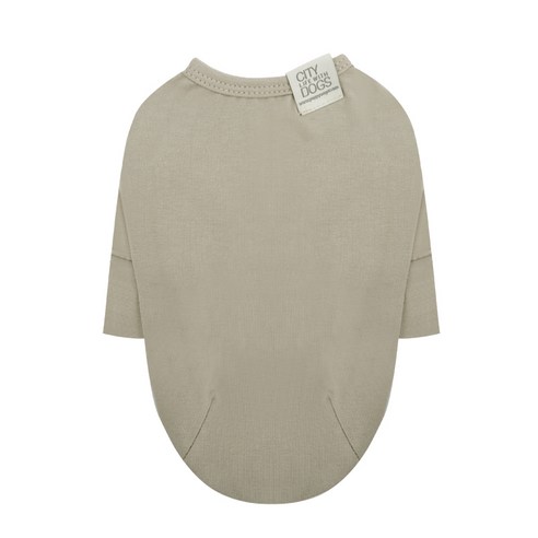 퍼피엔젤 데일리 7부소매 반려견 티셔츠, 15 Beige