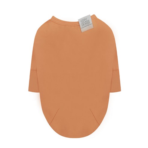 퍼피엔젤 데일리 7부소매 반려견 티셔츠, 358 Orange