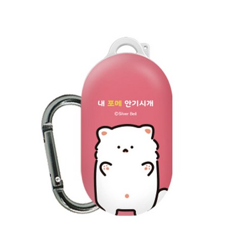 트라이코지 귀염뽀짝 갤럭시 버즈 플러스 이어폰 케이스, 17 빅페이스 포메