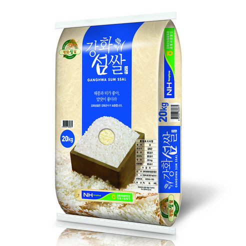 강화군농협 강화섬쌀 삼광 백미, 상, 20kg, 1개