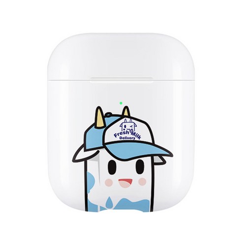 토키도키 에어팟 이어폰 케이스, 단일 상품, 무피아 화이트