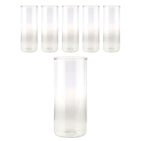 삼호유리 내열유리 글라스 유리컵 520ml glass tumbler-1, 6개