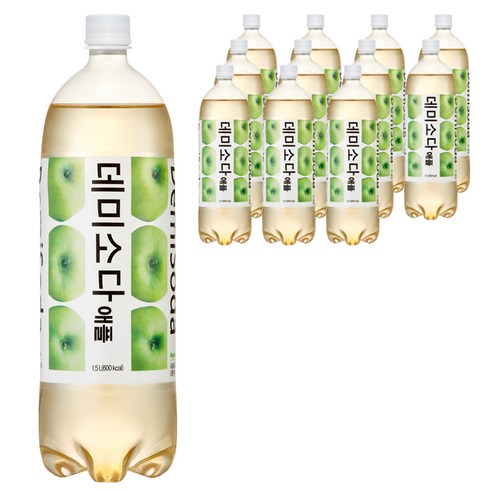 동아오츠카 데미소다애플, 1.5L, 12개