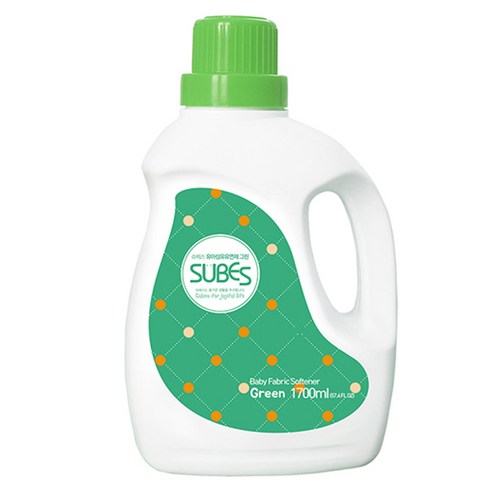 슈베스 그린 유아 섬유유연제 프리지아소피향 본품, 1700ml, 1개