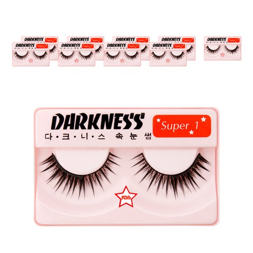 다크니스 속눈썹, 10개, Super1