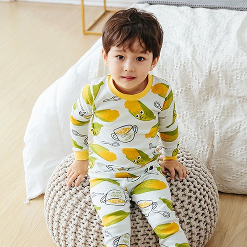 보보 아동용 옥수수 스프 오가닉 내의