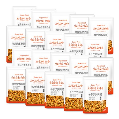 고미네 볶은깐병아리콩, 40g, 20개