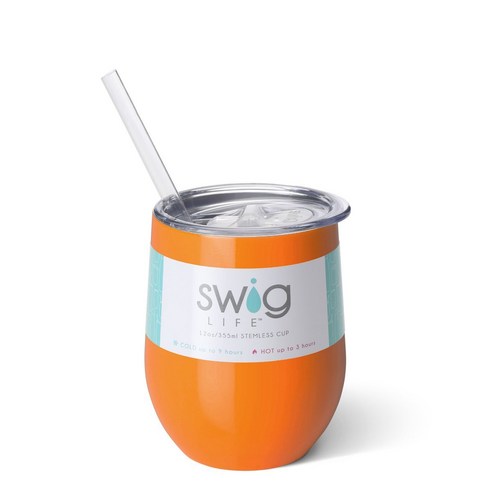 스위그라이프 스위그 와인 텀블러, Orange, 355ml