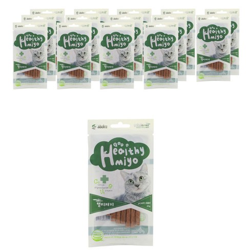 아스쿠 헬시묘 져키 20g, 멸치, 15개