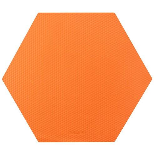 케라미카 실리콘 엠보 테이블매트 헥사곤, 오렌지, 440 x 380 mm