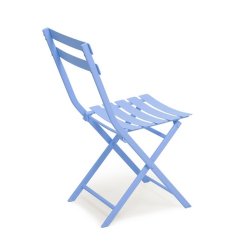 신원 컬러플 접이식 의자, 블루
