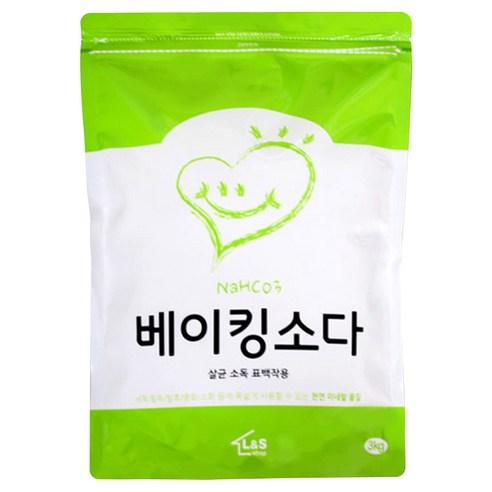 소다스쿨 베이킹소다 대용량, 3kg, 2개