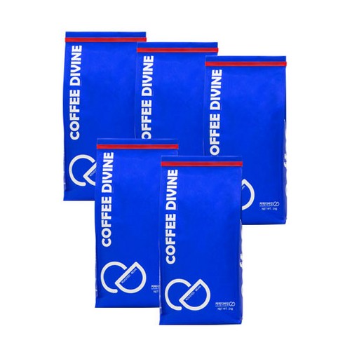 커피디바인 문블렌드 원두커피 5p, 모카포트, 1kg, 5개