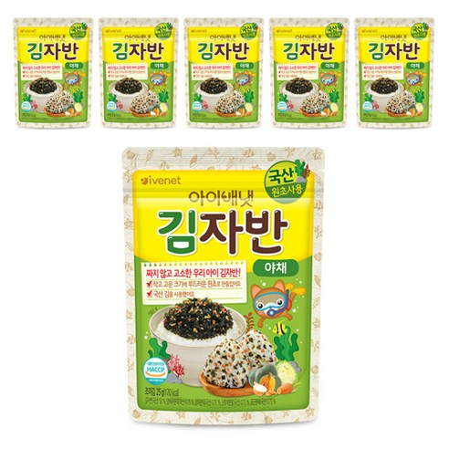 아이배냇 김자반, 야채맛, 6개