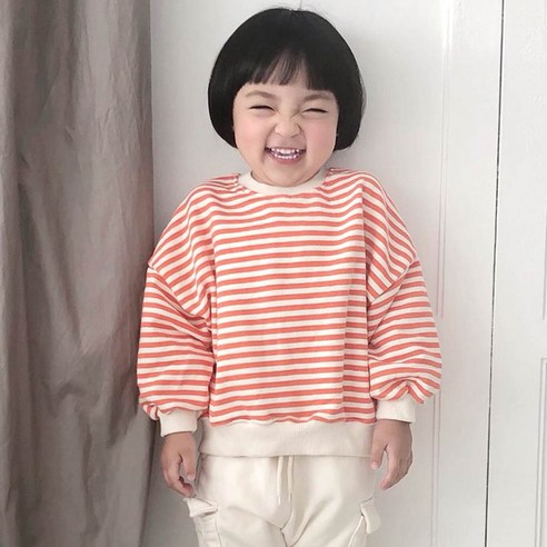 느엘 유아동 단가라 맨투맨