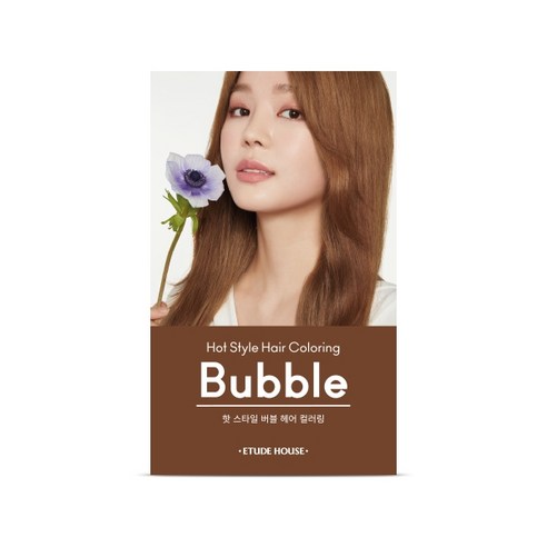 에뛰드 핫스타일 버블 헤어컬러링 염색제, 내추럴브라운, 1개