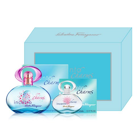 살바토레페라가모 인칸토 참 오 드 뚜왈렛 30ml + 미니어처 5ml 세트, 1세트
