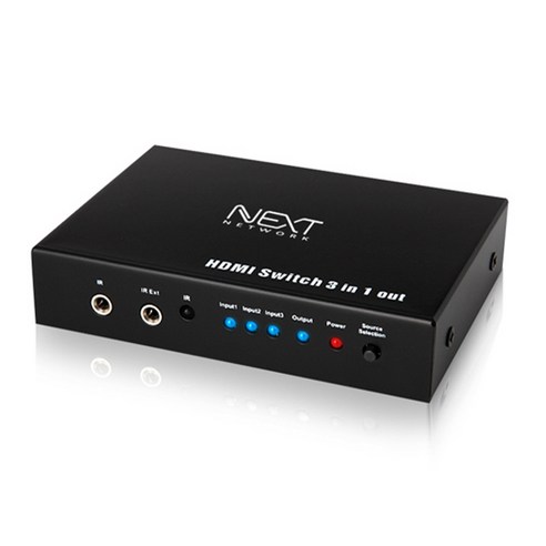 넥스트 3대1 HDMI 선택기 스위치 NEXT-0301SW4K