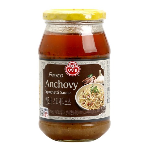 오뚜기 프레스코 엔초비 스파게티소스, 380g, 1개