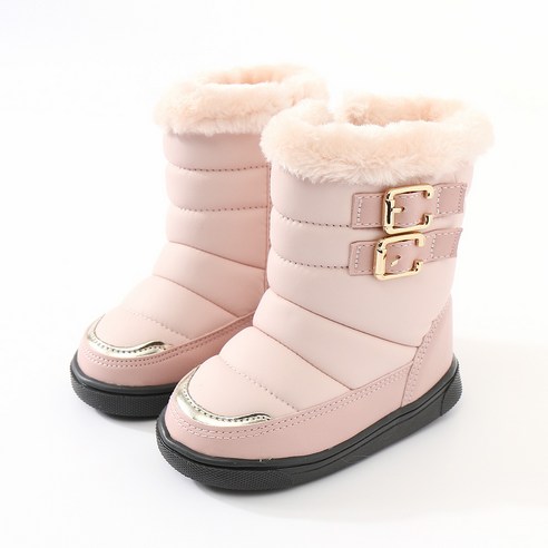 Rabbit''s foot 여아용 스킨 부츠 방한화