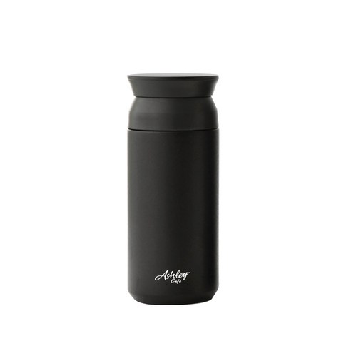 푸코 에슐리 카페 보온보냉 텀블러, 블랙, 350ml