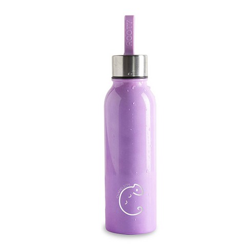 루트7 카멜레온 스텐 보틀, 화이트퍼플, 600ml, 1개
