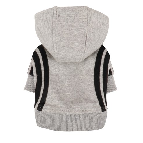 퍼피엔젤 베이직테이프 강아지 후드티셔츠 TS667, 95 Gray
