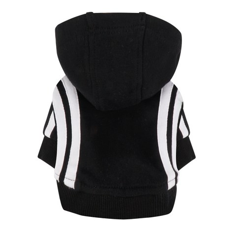 퍼피엔젤 베이직테이프 강아지 후드티셔츠 TS667, 999 Black