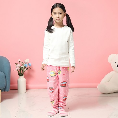 씨엘스토리 여아용 꼬마버스타요 수면바지