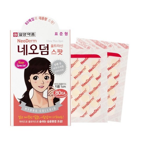 일양약품 네오덤 울트라신 스팟 표준형 재생밴드, 80개입, 1개