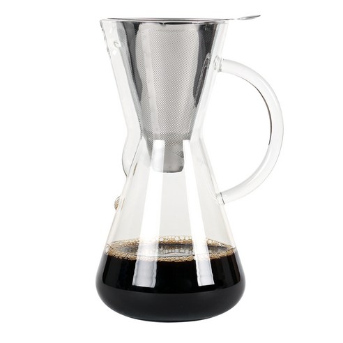 칼딘 스테인리스 드립세트 600ml KN-05, 혼합색상, 1세트, 드립서버+스텐필터