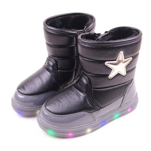 아동용 스타 LED 라이팅 부츠