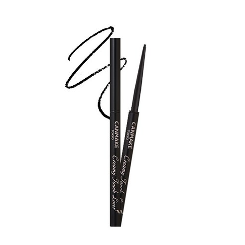 캔메이크 크리미 터치 라이너 01호 0.08g, 딥블랙, 1개