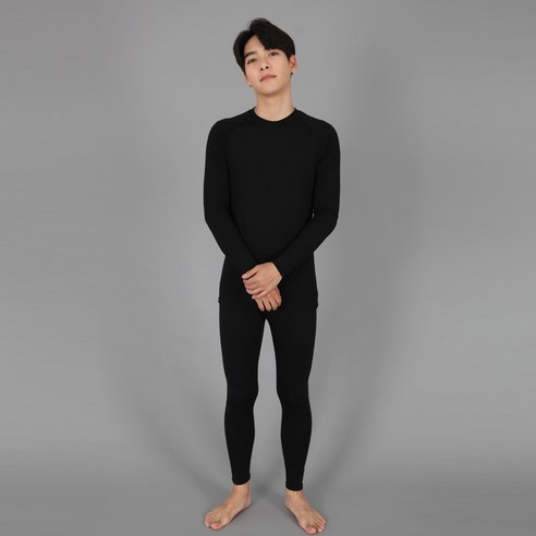 나야스타일 남성용 HMUS 기능성 내의 라운드 상하의 세트