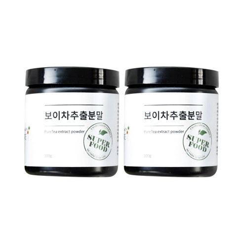 허브나래 보이차 추출 분말 가루, 100g, 1개입, 2개
