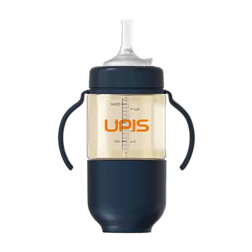 유피스 PES 빨대컵 6m+ 260ml, 네이비, 1개