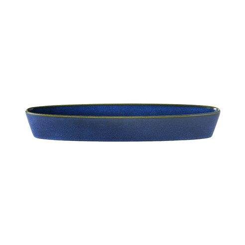 까사무띠 쎄나 올리브 접시 26cm, 블루, 1개