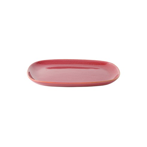 까사무띠 쎄나 조약돌 접시 20cm, 레드
