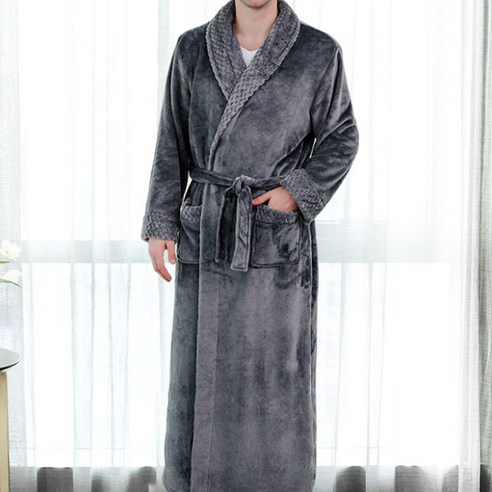 뽀마 남성용 포근이 샤워가운