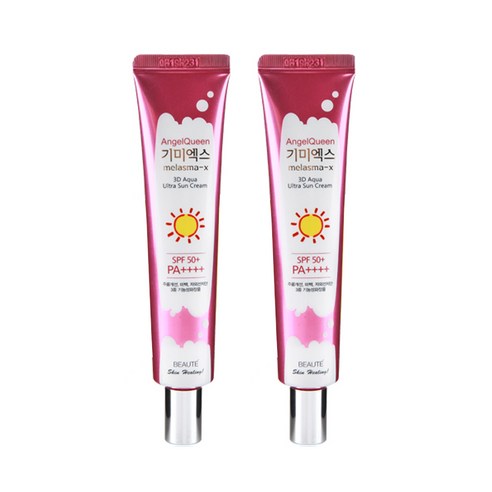 기미엑스 3D 아쿠아 울트라 썬크림 SPF50+ PA++++, 45ml, 2개
