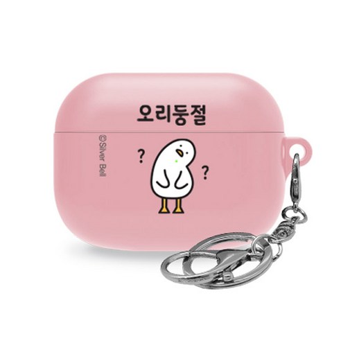 귀염뽀짝 에어팟 프로 이어폰 실리콘케이스, 03 오리둥절