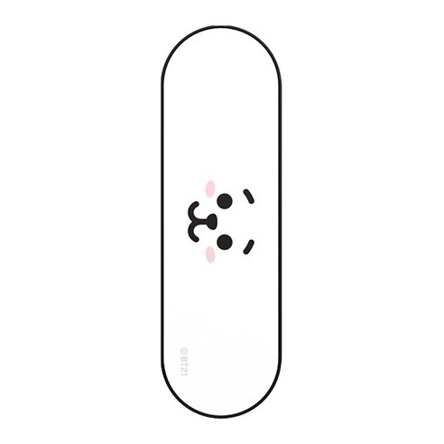 라인프렌즈 BT21 스마트폰 링 페이스 홀더스틱, 알제이, 1개